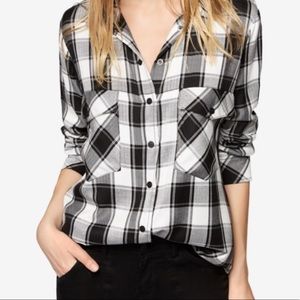 Sanctuary Black Boyfriend Shirt